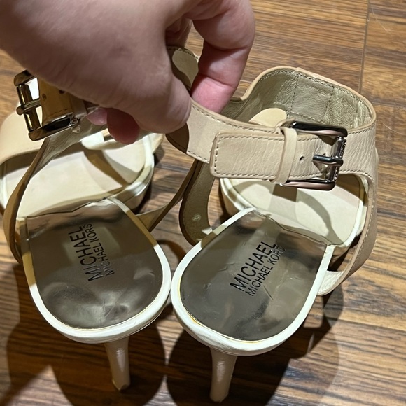 Michael Kors Strappy Ankle Heels Size 10 - Picture 4 of 9